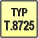 Piktogram - Typ: T.8725